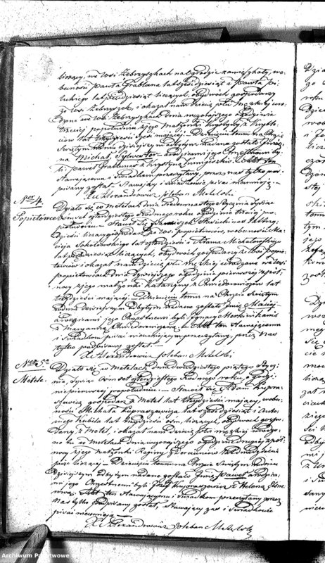 Obraz 8 z jednostki "Księga zwana Dupplikat obejmująca Akta Urodzonych Zaślubionych i Zmarłych w Parafii Metelskiej z Roku 1847"