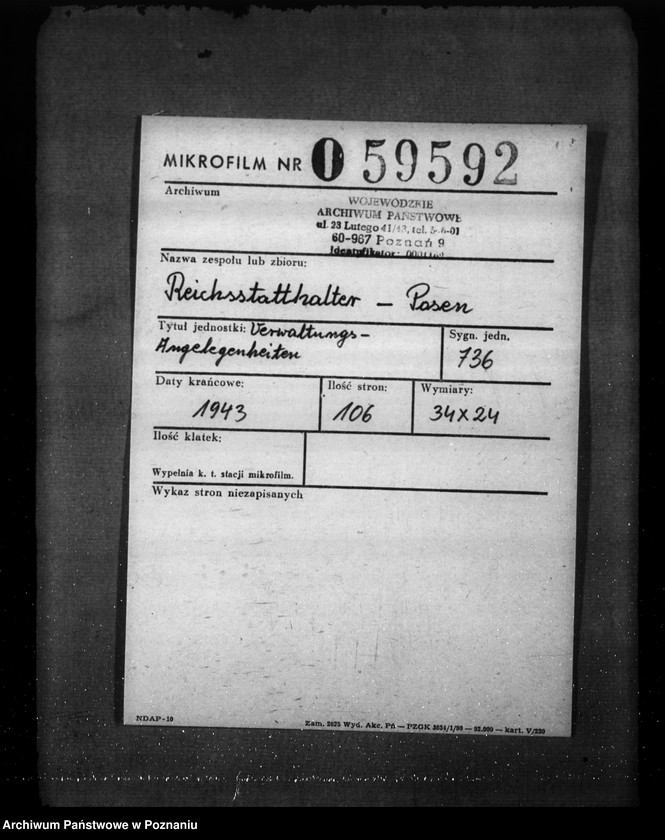 Obraz 2 z jednostki "Verwaltungs - Angelegenheiten"