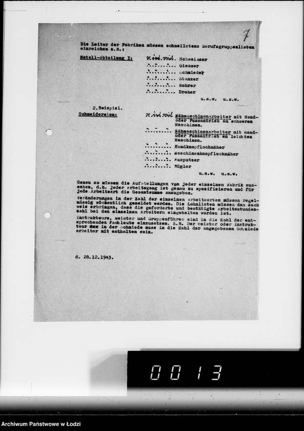 Obraz 11 z jednostki "Lebensmittelzuteilung für Lang- Schwer-und Nachtarbeiter"