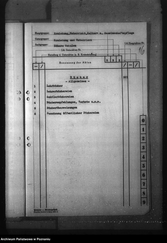 Obraz 20 z jednostki "Aktenplan der Heimoberschulen"