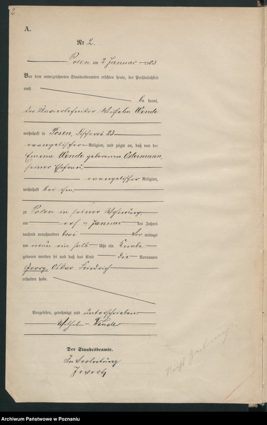 Obraz 5 z jednostki "Księga urodzeń tom I"