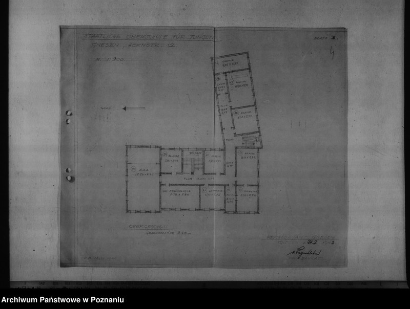 Obraz 8 z jednostki "Lagepläne verschiedener Schulgebäude"