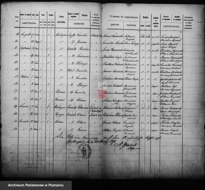 Obraz z jednostki "Liber duplicatus baptisatorum"