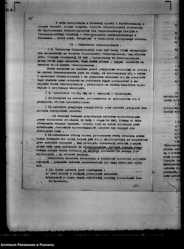 Obraz 19 z jednostki "/Chrześcijańska Kasa Bezprocentowego Kredytu na powiat nowotomyski/"