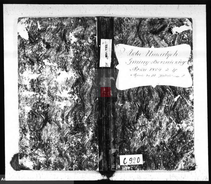 image.from.unit.number "Akta Umarłych Gminy Berznickiey Roku 1824 od 1-go Stycznia do 31 Grudnia"