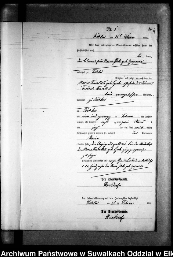 image.from.unit.number "Geburts-Neben-Register des Preussischen Standes-Amtes Kehlen Kreis Angerburg"