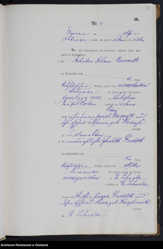 image.from.unit.number "Heiraths-Neben-Register Nr 1 - 20"