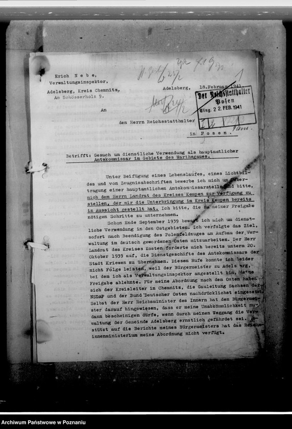 Obraz 5 z jednostki "Nebe, Bruno - komisarz obwodowy"