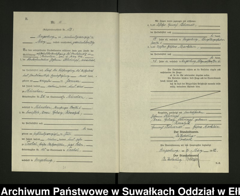 image.from.unit.number "[Heirats - Register (Neben - Register) Standesamt Angerburg einschl. der Bezirke, Gr. Strengeln, Prinowen und Kehlen Kreis Angerburg]"