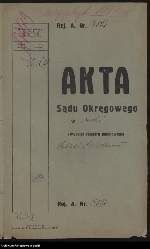 Obraz 2 z jednostki "Fiszel Goldkorn – sklep kolonialny i sprzedaż czekolady"