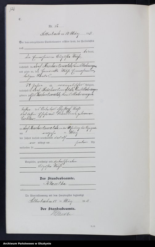 image.from.unit.number "Sterbe-Neben-Register Nr 1 - 33"