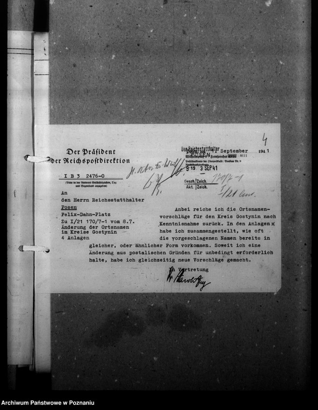 Obraz 8 z jednostki "Zmiany nazw miejscowości- Gostynin, Gasten, Waldrode"