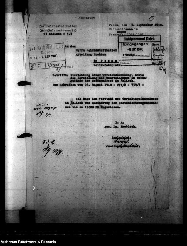 Obraz 9 z jednostki "Haftanstalt - Kalisch"