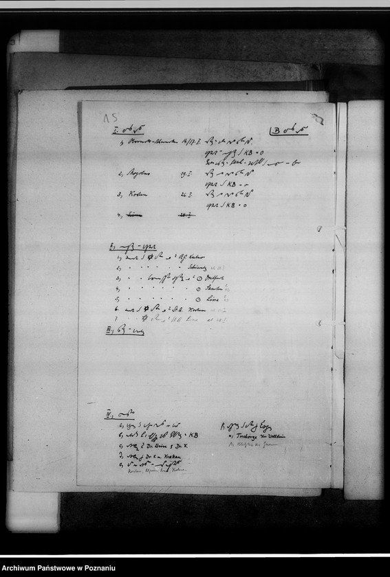 Obraz 19 z jednostki "[Sprawozdanie z podróży służbowej pracowników Gausippenamt w Poznaniu dotyczące zajętych ksiąg kościelnych, archiwów kościelnych oraz działalności powiatowych urzędów do spraw genealogicznych i Urzędu do Spraw Genealogicznych w Poznaniu]"