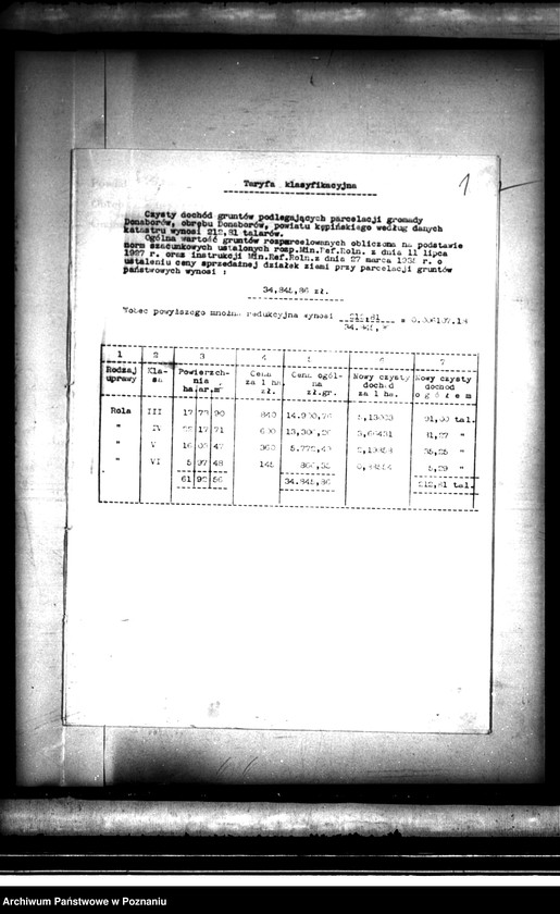 Obraz 6 z jednostki "Ostateczny rejestr pomiarowy majątku Donaborów powiat kępiński"