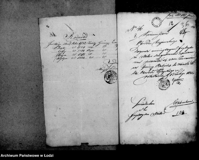 Obraz 17 z jednostki "Akta tyczące się świadectw przesiedleń"