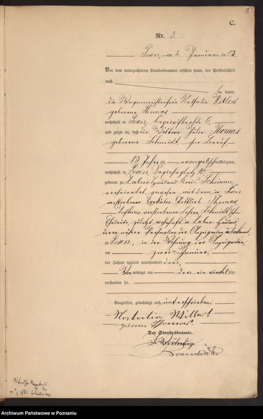 Obraz 6 z jednostki "Księga zgonów tom I"