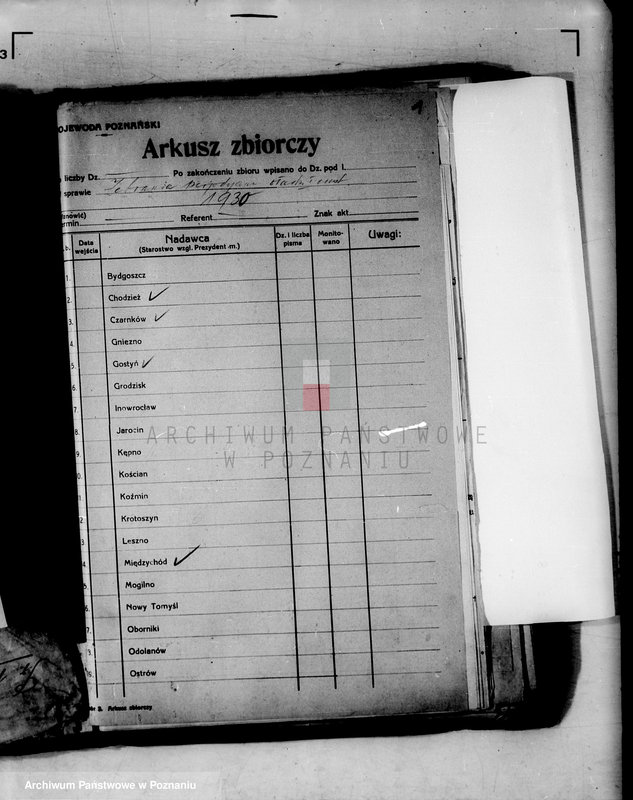 Obraz 4 z jednostki "Protokoły z zebrań periodycznych w starostach /kierowników władz i urzędów niezespolonych z terenu poszczególnych powiatów omawiające ogólną sytuację polityczną i społeczno-gospodarczą"