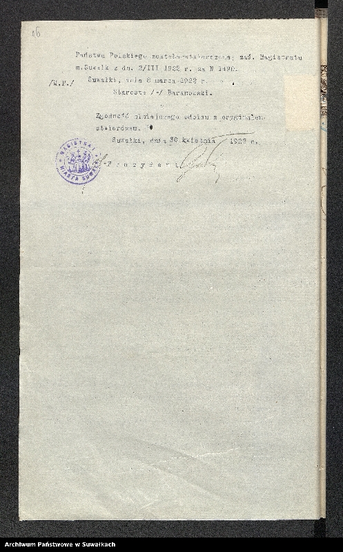 image.from.unit.number "[Dokumenty do akt małżeństw okręgu bożniczego w Suwałkach z 1922 roku]"
