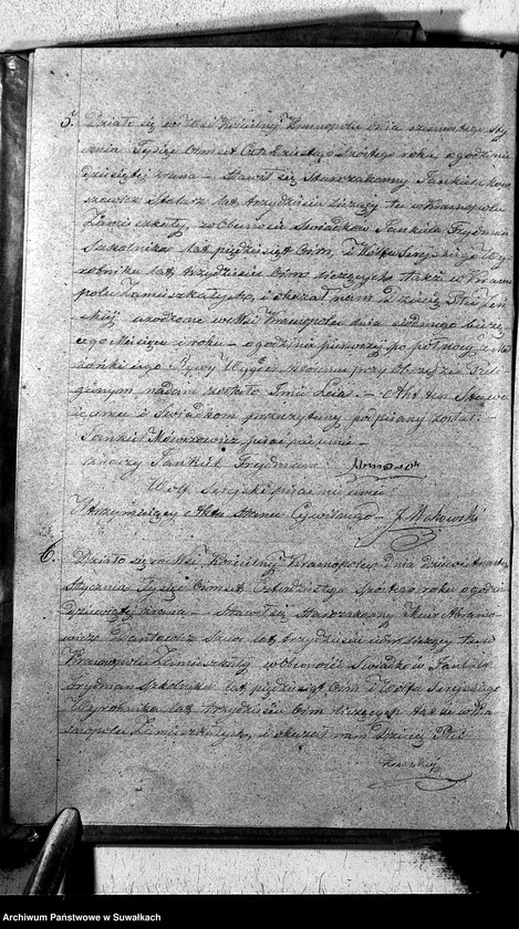image.from.unit.number "Duplikat Aktów Urodzonych, Zmarłych i Zaślubionych Okręgu Krasnopolskiego z Roku 1846."