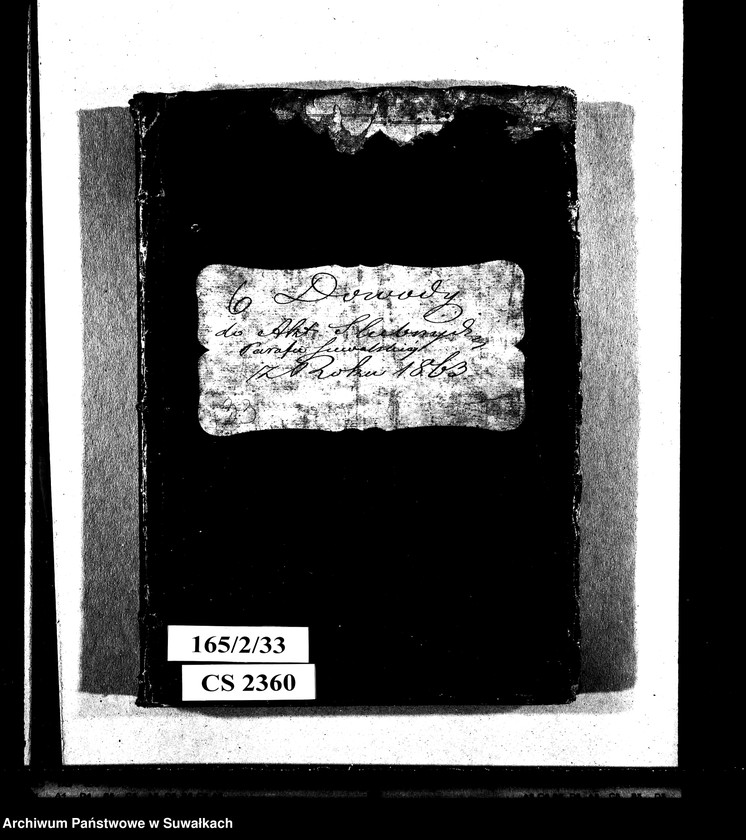 Obraz 4 z jednostki "Dowody do Akt Ślubnych Parafii Suwalskiej z Roku 1863."