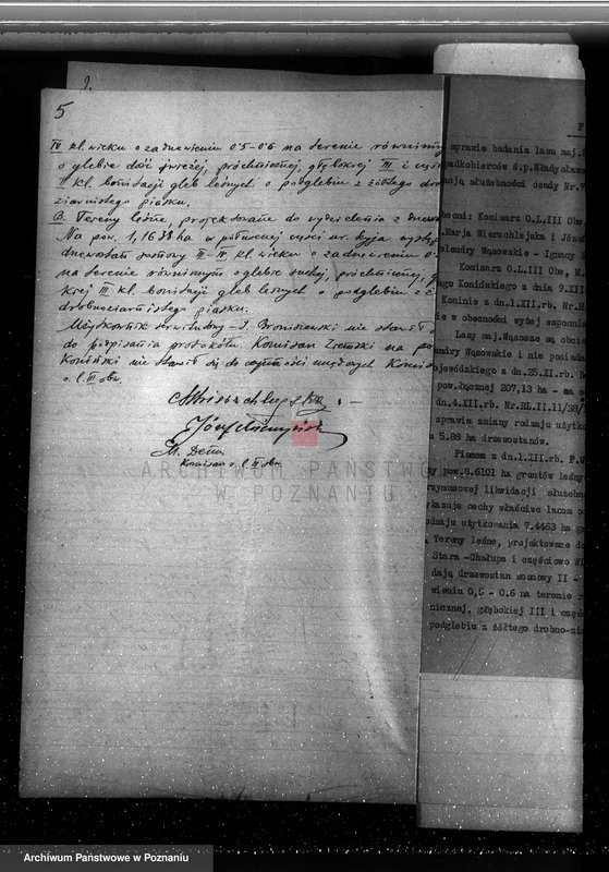 Obraz 10 z jednostki "Sprawa przymusowej likwidacji służebności osady nr 7 Holendry Wąsowskie w lasach majątku Wąsosze /powiat koniński/ oraz nieprawnego wyrębu"