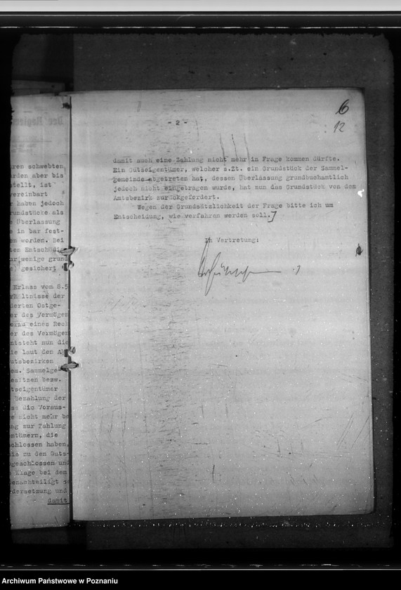 Obraz 16 z jednostki "Auseinandersetzung des Rittergutes Strenz mit der Gemeinde Hirscheck, Kreis Kempen. Auflösung von Gutsbezirken"