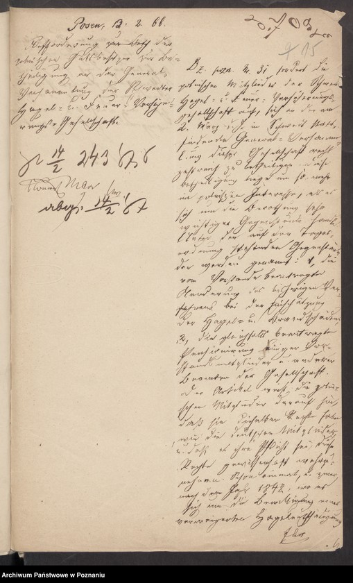 image.from.unit.number "Briefwechsel mit dem Oberpräsidenten, dem Ministerium des Innern und der Regierung betr. die allgemeine politische Lage"