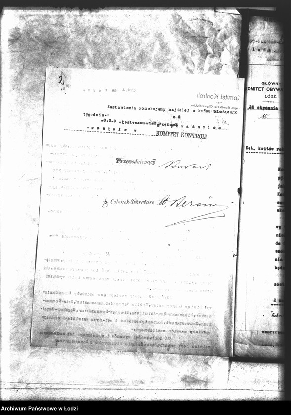 Obraz 5 z jednostki "Główny Komitet Obywatelski [Korespondencja z władzami niemieckimi dot. uregulowania należności za rekwizycje na rzecz wojska]"