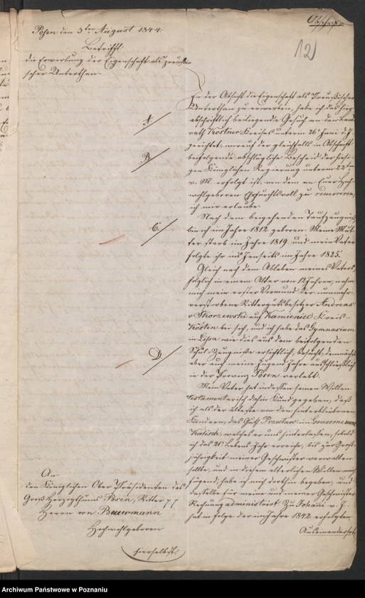 Obraz 15 z jednostki "A. betr. Xawer von Kotarski"