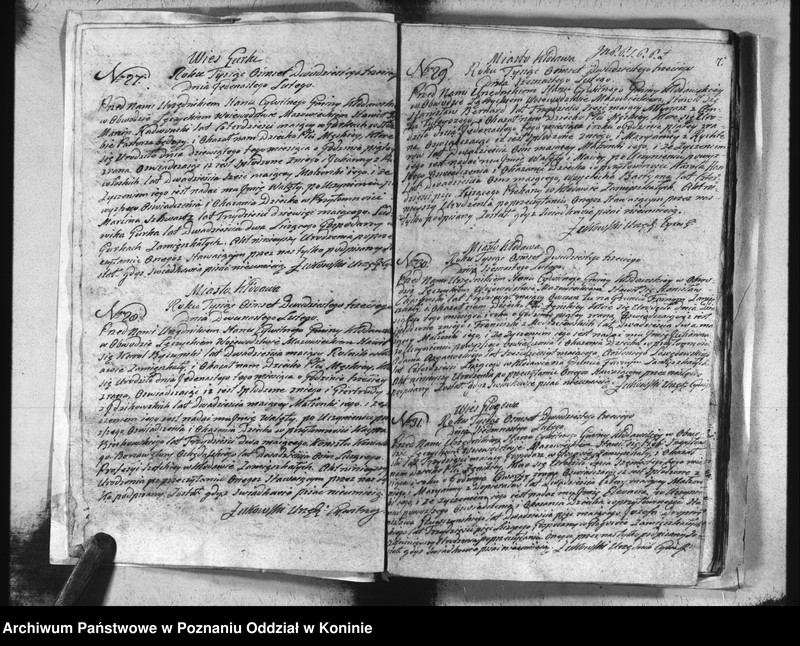 Obraz 8 z jednostki "Księga urodzeń, małżeństw i zgonów"