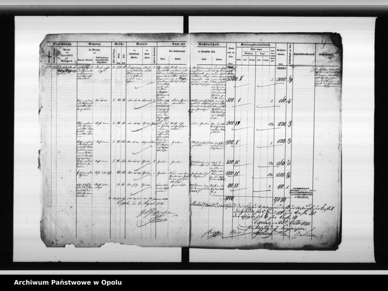 Obraz 8 z jednostki "Beschreibung des Gehöftes No 292 des Katasters in der Stadt Oppeln [...]"