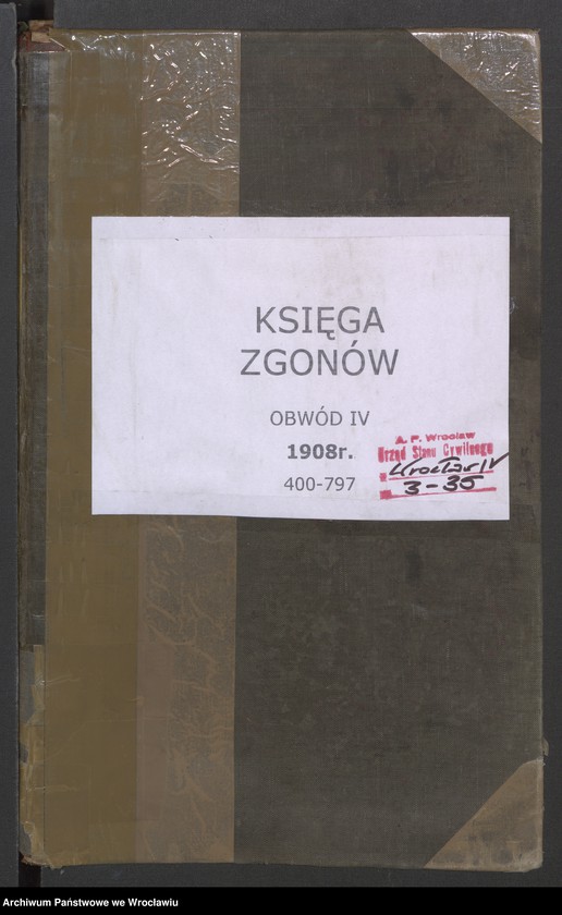 image.from.unit.number "Sterbe-Haupt-Register Breslau IV 1908 Band 2"