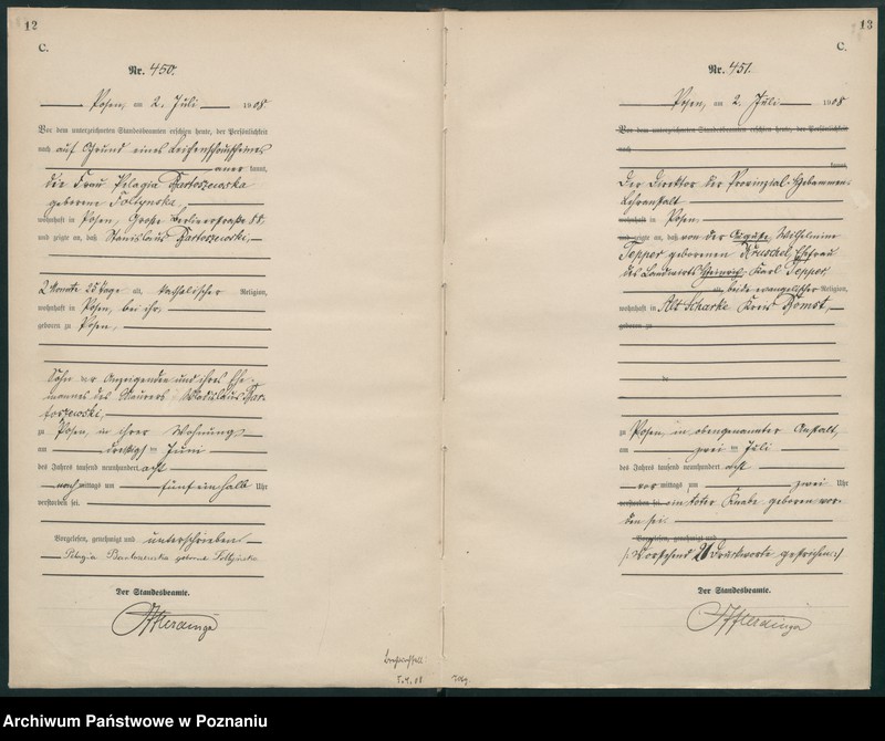 Obraz 9 z jednostki "Księga miejscowa zgonów tom II [Rejestr główny zgonów]"