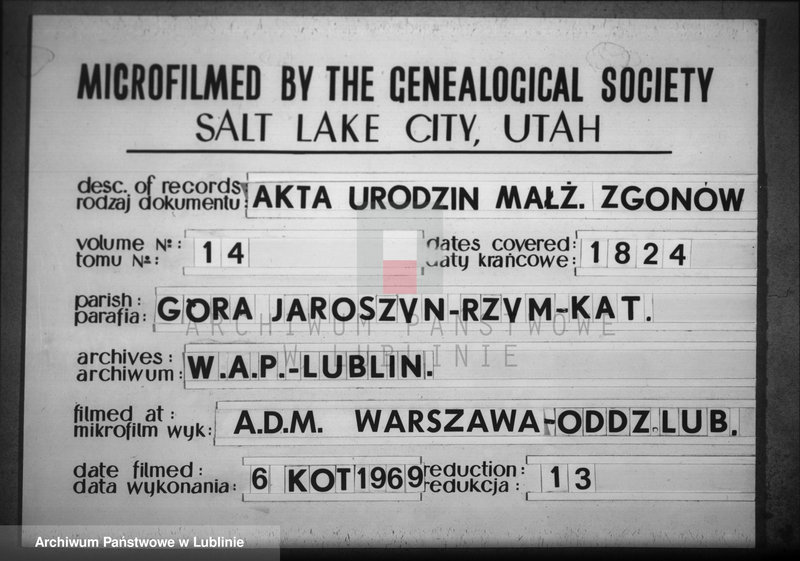 image.from.unit.number "Księga urodzeń, zapowiedzi, małżeństw i zgonów"