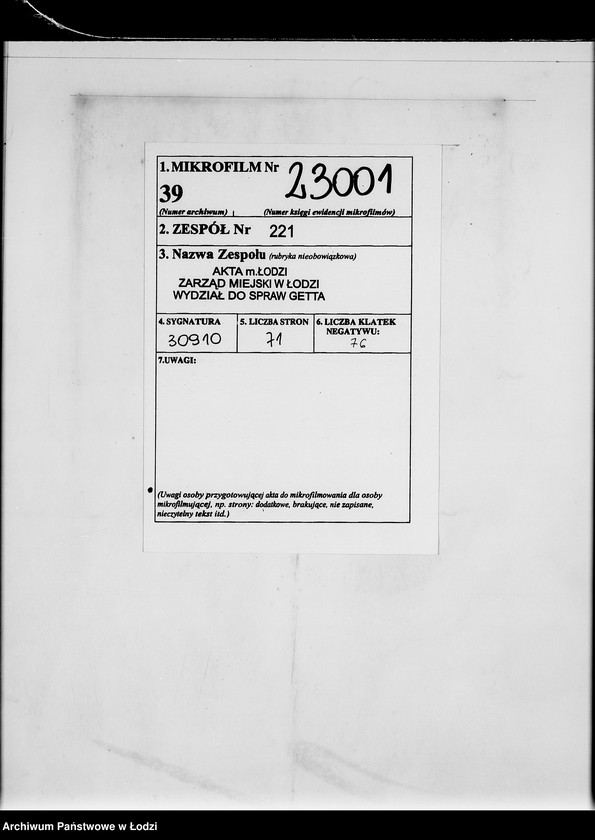 Obraz 2 z jednostki "Lieferscheine"