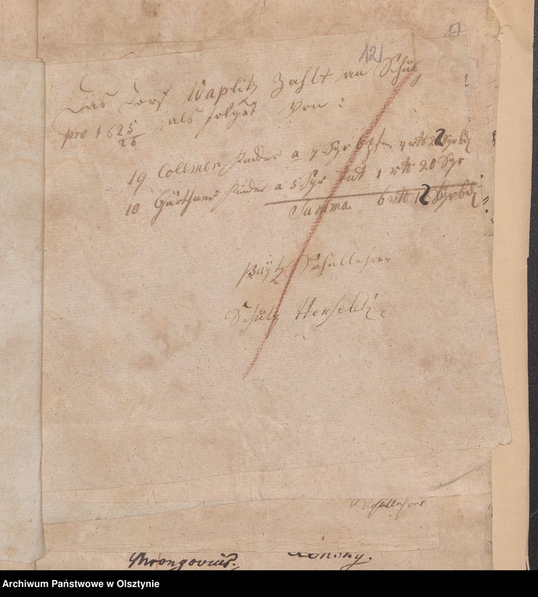 image.from.unit.number "Consignation des Kirchspiels Passenheim"