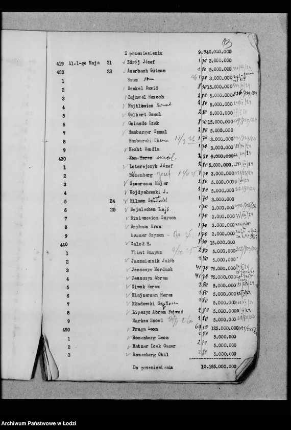 Obraz 16 z jednostki "Rejestr poborczy"