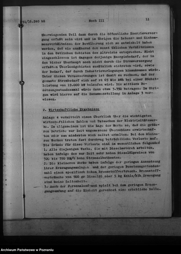 Obraz 15 z jednostki "Rehmengutachten über die Energieversorgung im Regierungsbezirk Hohensalza - Inowrocław"