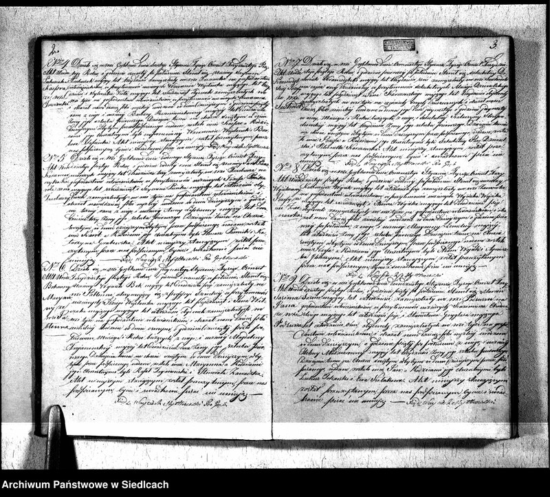 Obraz z jednostki "Akta urodzin, małżeństw, zgonów"