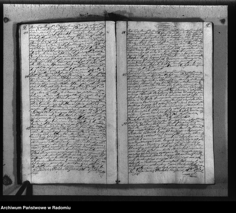 image.from.unit.number "Akta cywilne miasta Głowaczew na rok 1823"