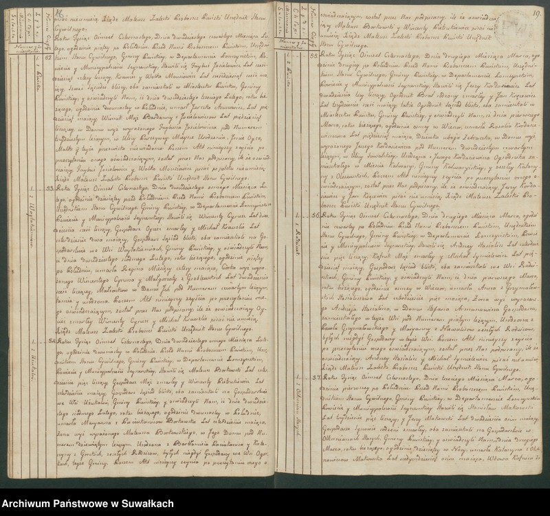 image.from.unit.number "Akta zeszłych gminy puńskiey od pierwszego stycznia do dnia ostatniego grudnia 1814 roku."