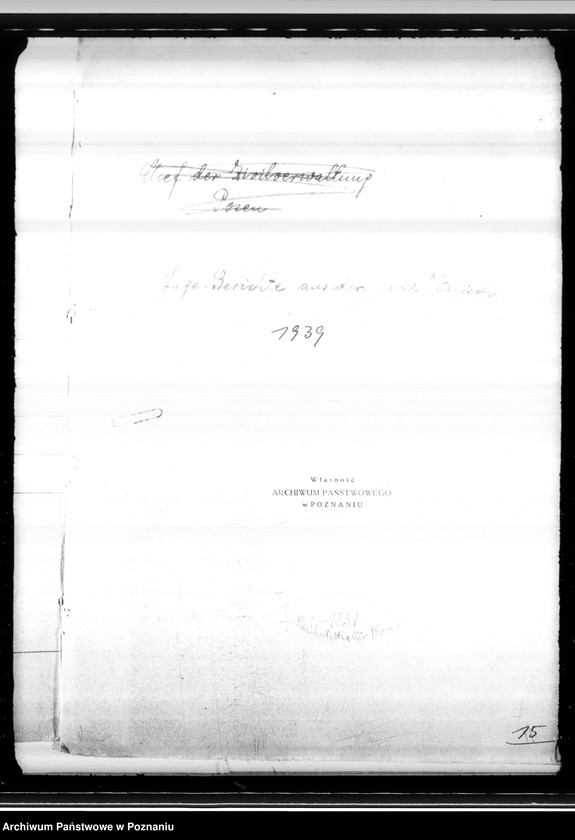 Obraz 4 z jednostki "Lageberichte aus dem Kreise Kalisch"