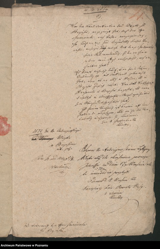 Obraz 5 z jednostki "A. betr. den Auswanderung des Oberstleutnant Ludwik von Sczaniecki zu Boguszyn ohne Emigrationspass"