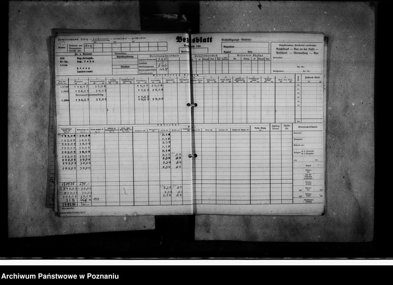 Obraz 13 z jednostki "Bewerbungen um Anstellung (oraz karty wynagrodzeń, m.in. Landratów)"