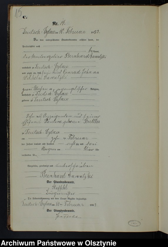 image.from.unit.number "Sterbe-Neben-Register Nr 1 - 111"