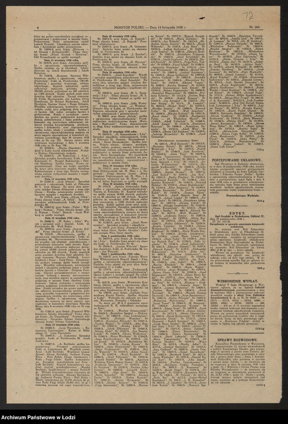 Obraz 14 z jednostki "Szulim Dawid Majerczyk- fabryka wyrobów pończoszniczych"