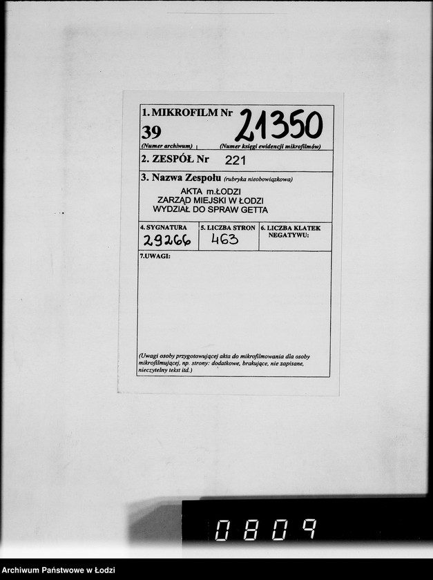 Obraz 2 z jednostki "Bewegungsberichte VIII. [Sprawozdania z wykonania zamówień wojskowych]"