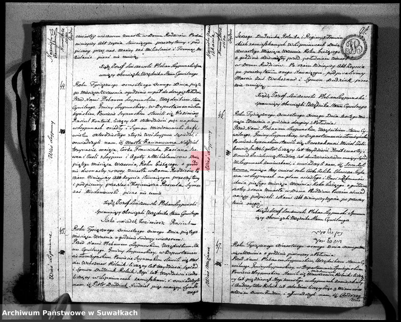 image.from.unit.number "Księga Aktów Cywilnych Zeyscia Gminy Leypuńskiej od Dnia 1-o Maja 1808 R-y zaczęta, a 1-o Maja ukoczona 1809 r."