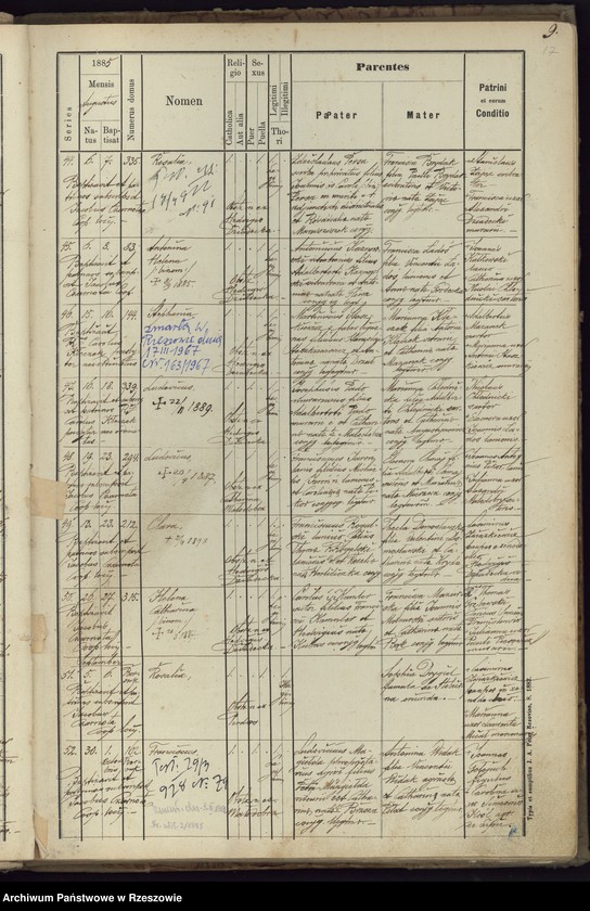 image.from.unit.number "Księga urodzeń Głogów"